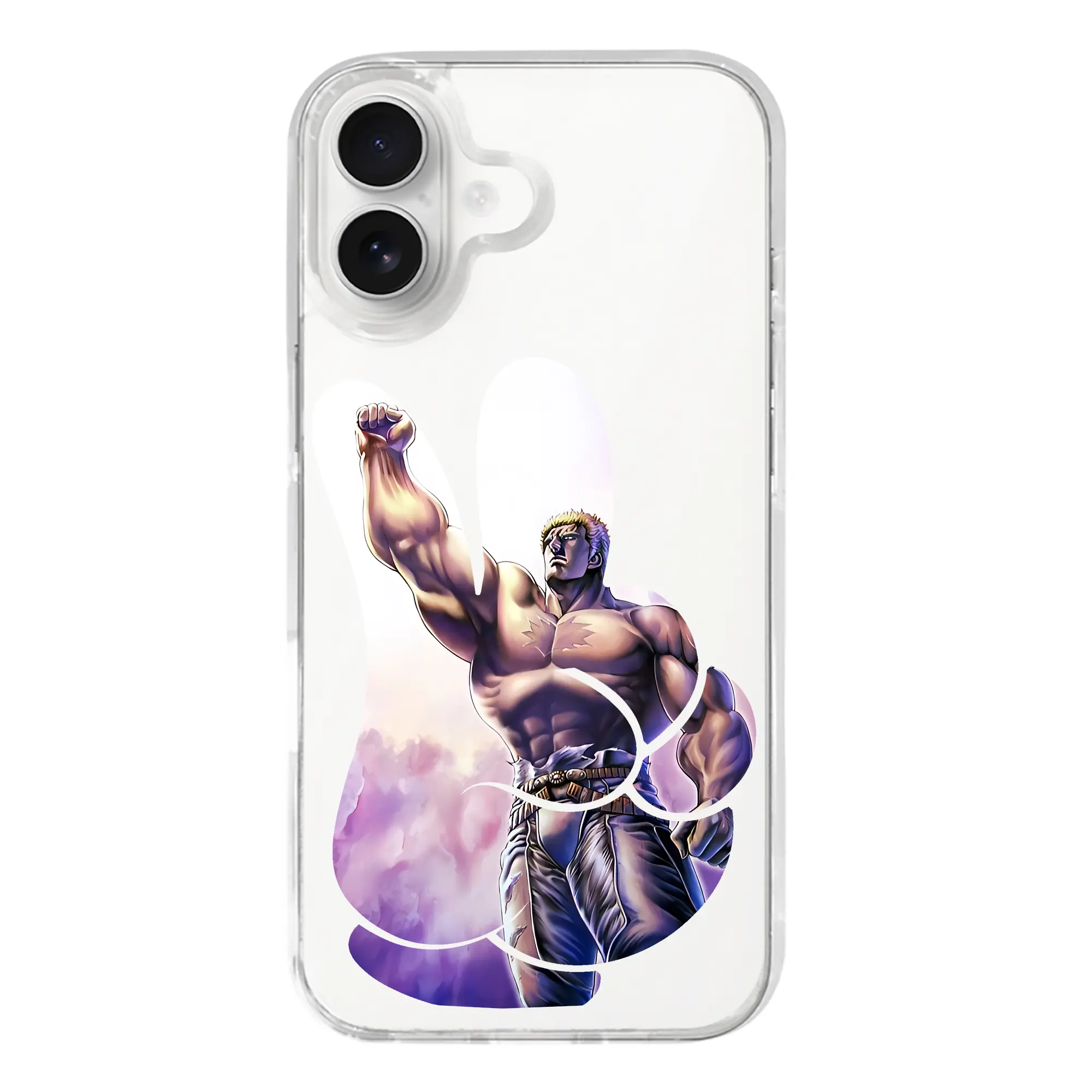 北斗の拳 グッズ,ラオウ - iPhone 17シリーズ 透明スマホケース – 薄型・耐衝撃・精密フィット保護カバー